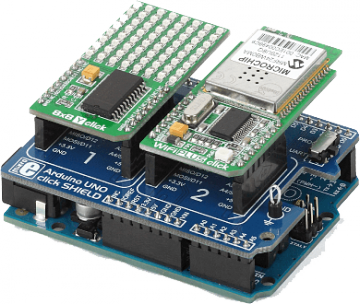 ARDUINO UNO CLICK SHIELD