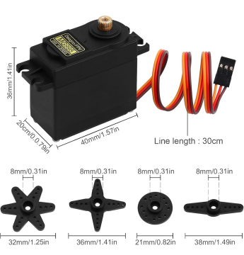 MG995 Tower Pro Yüksek Torklu Servo Motor – 180 Derece