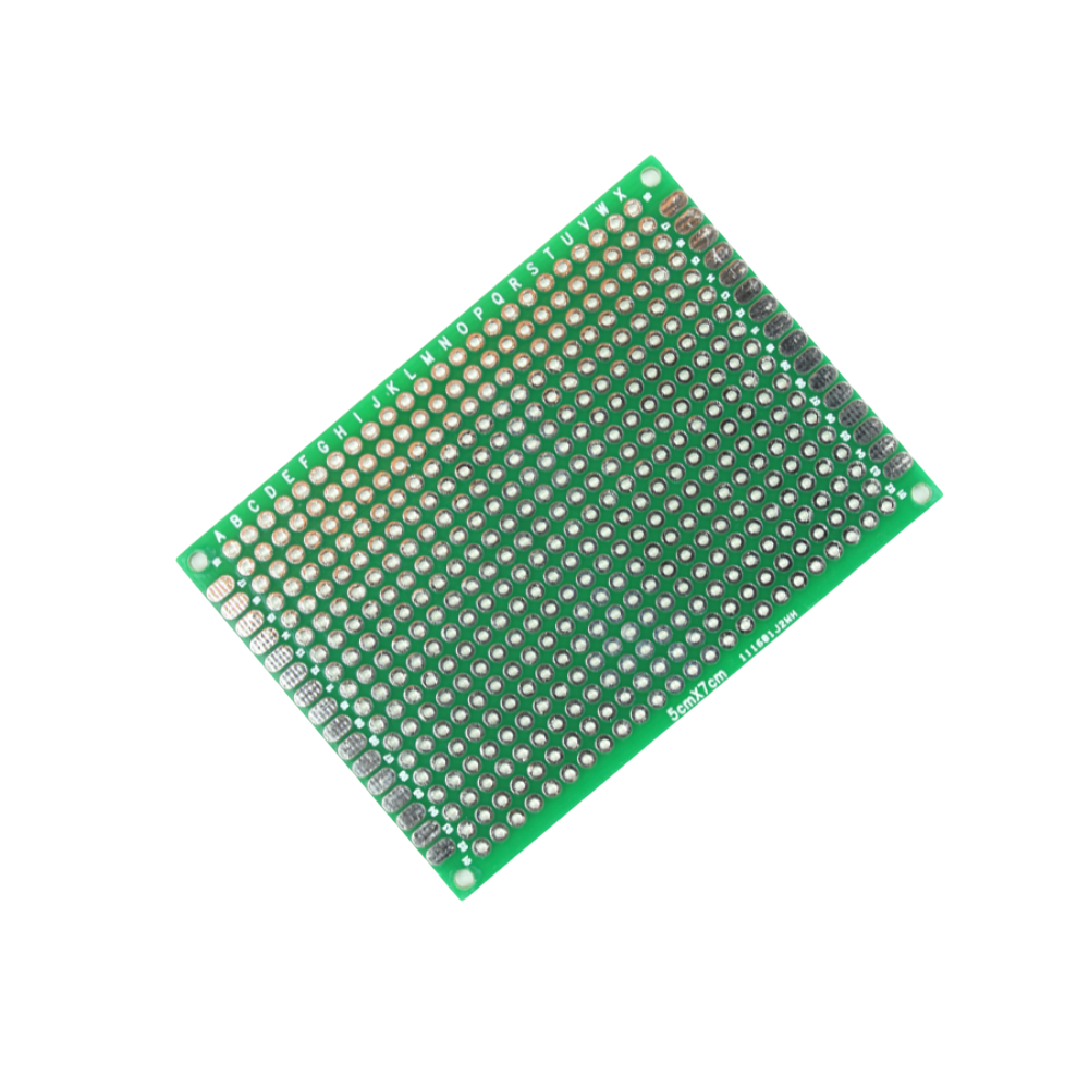 5x7cm Epoxy Çift Yüzlü Pertinaks Delikli Plaket