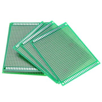 5x7cm Epoxy Çift Yüzlü Pertinaks Delikli Plaket
