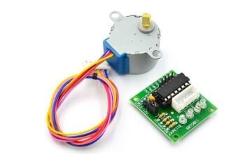 28 BYJ-48 Redüktörlü Step Motor ve ULN2003A Step Motor Sürücü Kart