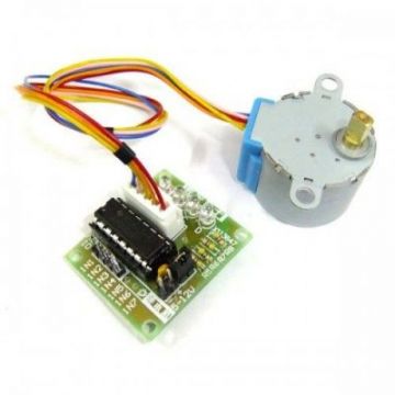 28 BYJ-48 Redüktörlü Step Motor ve ULN2003A Step Motor Sürücü Kart