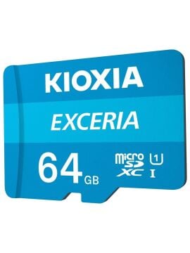 KIOXIA 64GB Exceria Micro SDHC UHS-I C10 100MB/sn Hafıza Kartı LEMX1L064GG2