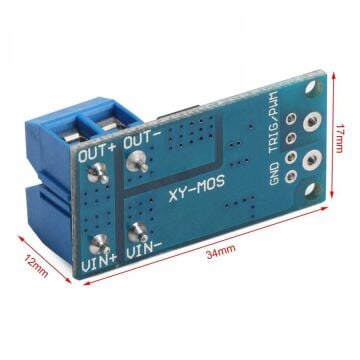 15A 400W PWM Kontrollü Mosfet Anahtarlama Kartı