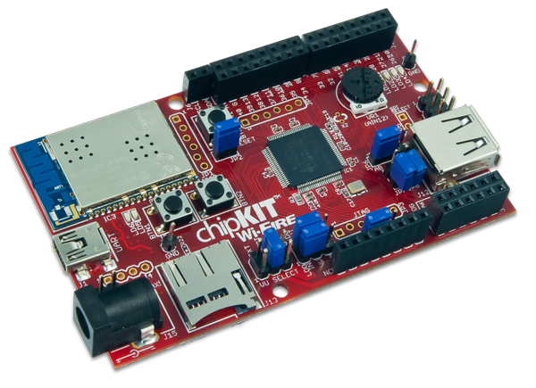 chipKIT Wi-FiRE PIC32 IoT Geliştirme Kartı