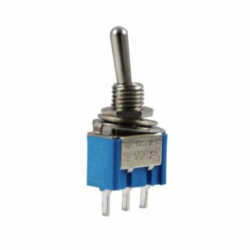 IC-139C Toggle Switch İğne Ayak ON-OFF Ø6mm MTS-102-A2 3Pin