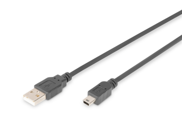 Digitus AK-300108-010-S Mini USB Kablo 5 pin 1mt