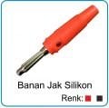 BANAN JAK SİLİKON 4MM KIRMIZI