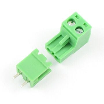 2 Pin 5.08mm 180 Derece Geçmeli Takım Klemens