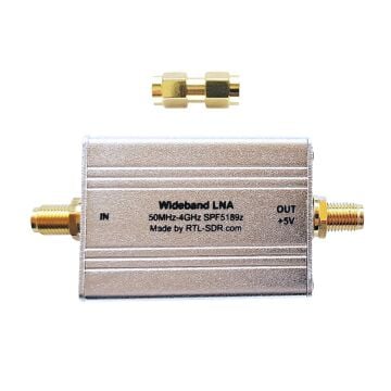 Wideband Low Noise Amplifier Bias Tee Powered