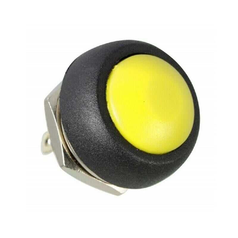 PBS-33B Push Buton (Mantar Buton) - Sarı