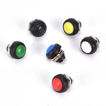 PBS-33B Push Buton (Mantar Buton) - Sarı