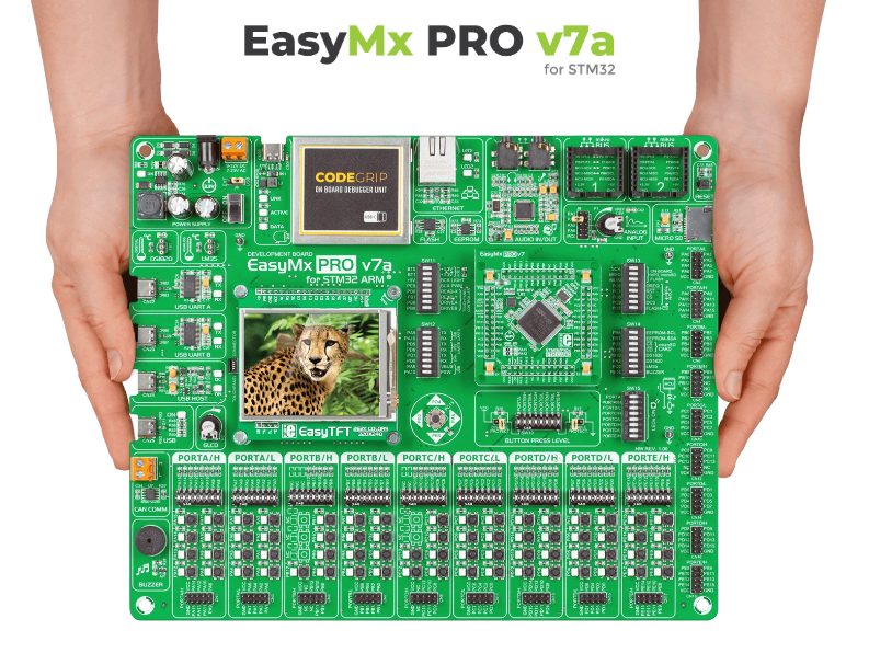 EasyMx PRO™ v7a for STM32 ARM Geliştirme Kartı