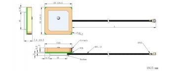 Aktif Dahili GPS Anten BT-N-054