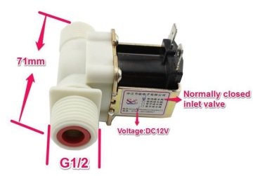 SELENOİD VALF 12V 1/2''