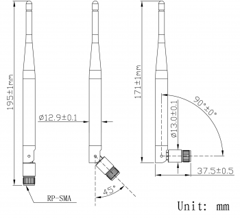 BT-G-410 868MHz RF Anten