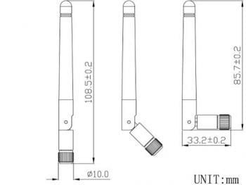 BT-D-402 433MHz RF Anten