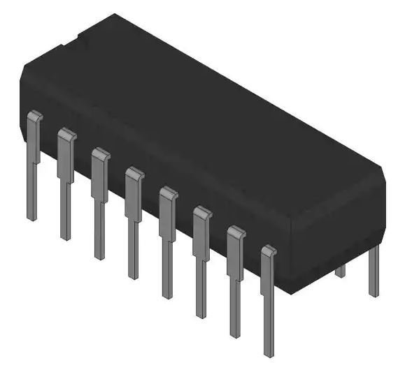 CD4017 CMOS Hex D-Type Flip-Flop Dip-16