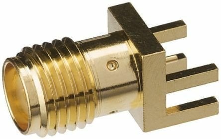 Sma 180 Derece Dişi RF Konnektör (Dar Ayaklı) SMA-EDGE