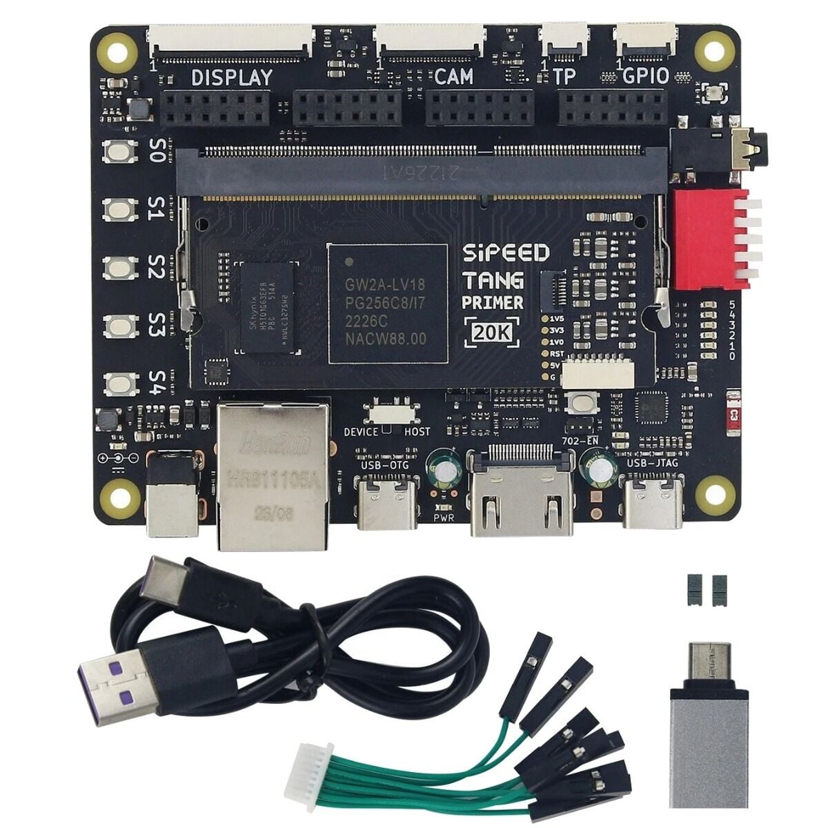 Sipeed Tang Primer 20K Dock FPGA Geliştirme Kiti