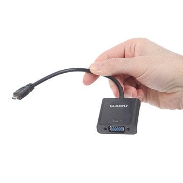 Dark microHDMI - VGA Dönüştürücü