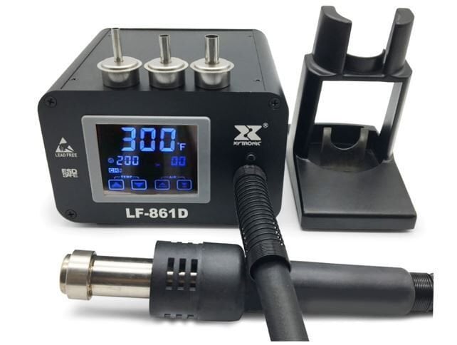 Xytronic LF-861D Dijital Isı Ayarlı Sıcak Hava Üflemeli Lehim İstasyonu