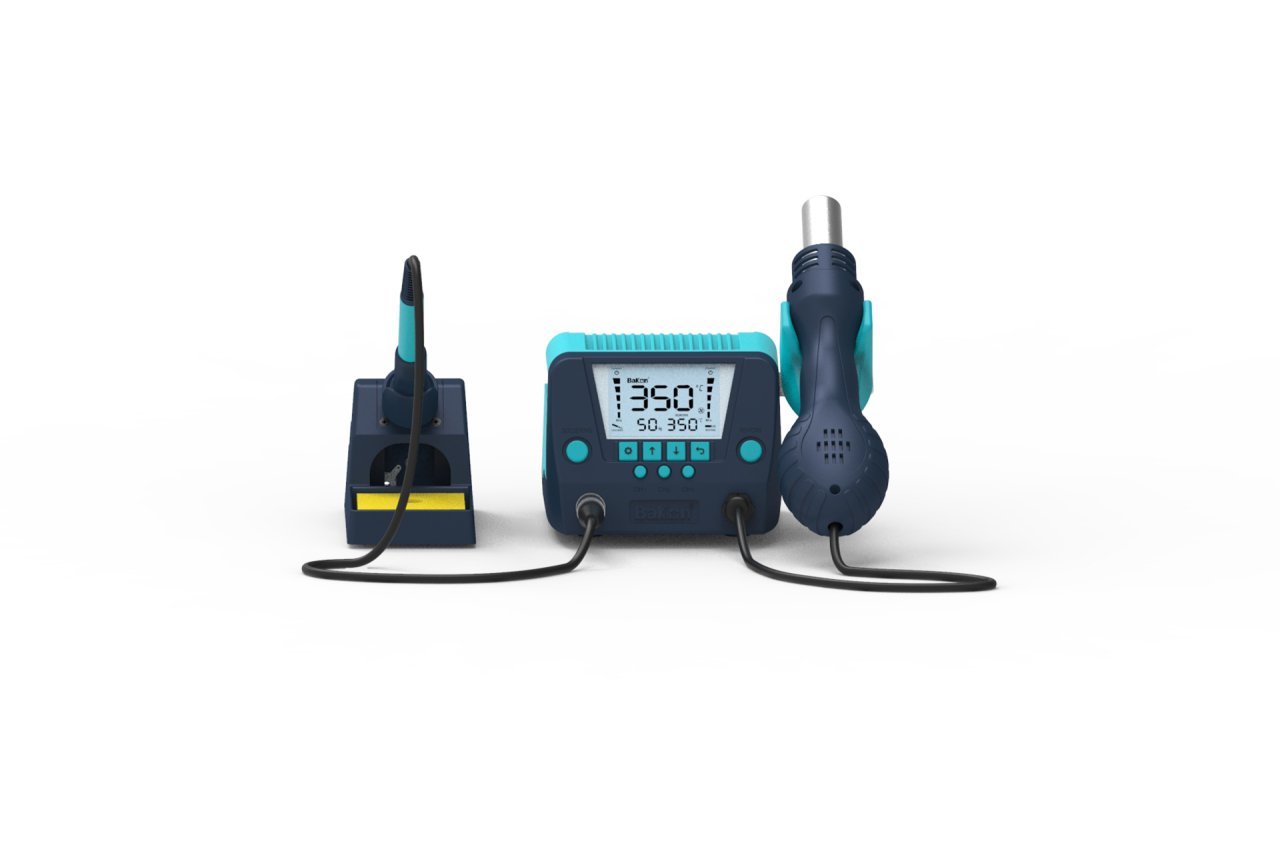 Bakon BK881 Intelligent 2 in 1 Havya İstasyonu (Havya+Sıcak Hava Üfleme)