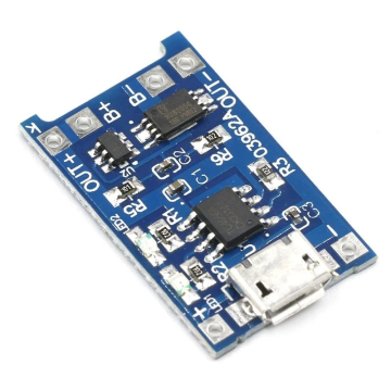 TP4056 3.7V Şarj Devresi Mikro USB - Korumalı Mod