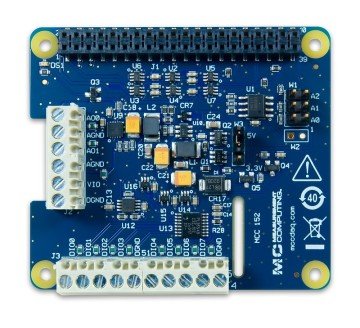 MCC 152 Voltage Output and DIO DAQ HAT for Raspberry Pi