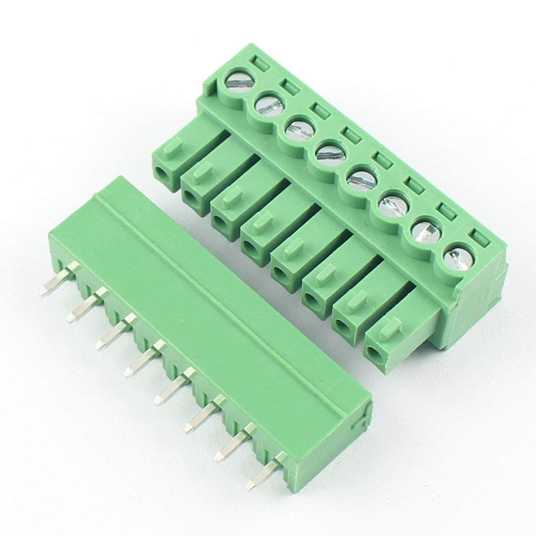 8 Pin 3.81mm 180 Derece Geçmeli Takım Klemens