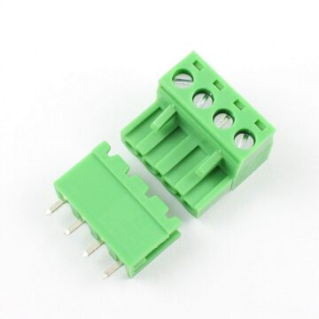 4 Pin 5.08mm 180 Derece Geçmeli Takım Klemens