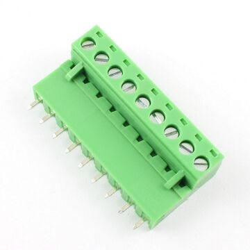 9 Pin 5.08mm 180 Derece Geçmeli Takım Klemens
