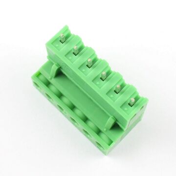 6 Pin 5.08mm 180 Derece Geçmeli Takım Klemens