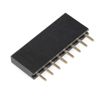 1X8 Pin Header 180 Dişi 2.54mm