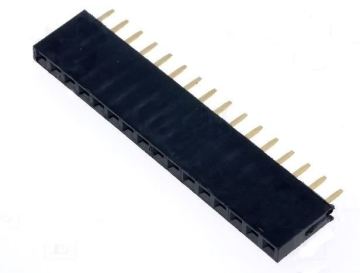 15 Pin Dişi Header 2.54mm