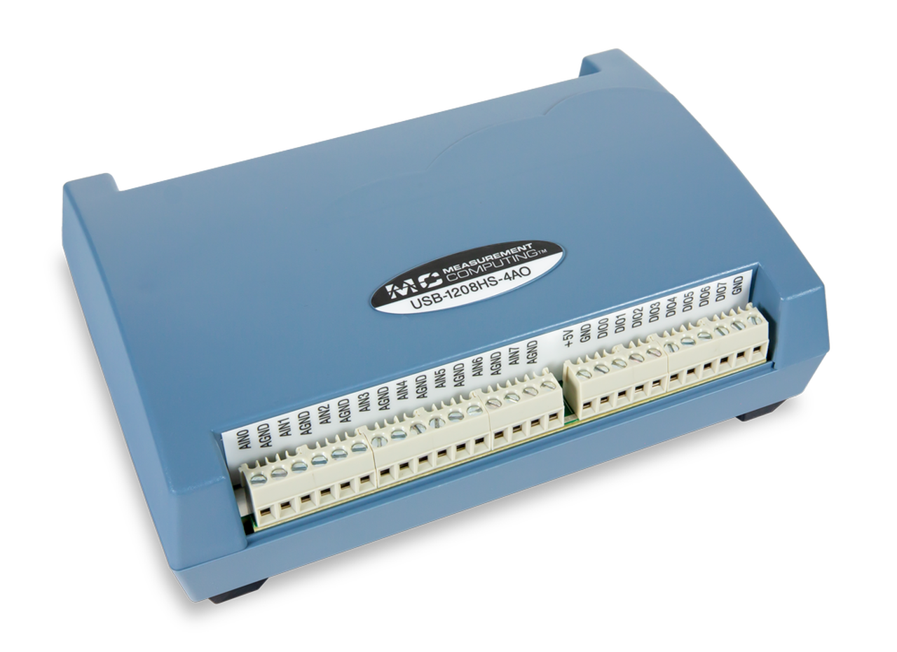 MCC USB-1208HS-4AO DAQ