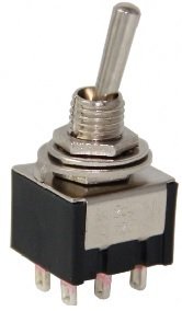 IC-144 Toggle Switch ON-OFF Ø6mm MTS-202 6pin
