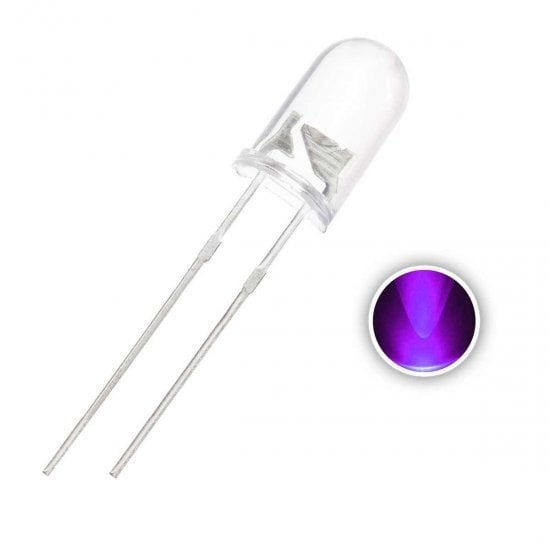 5mm Ultraviyole Mor Led