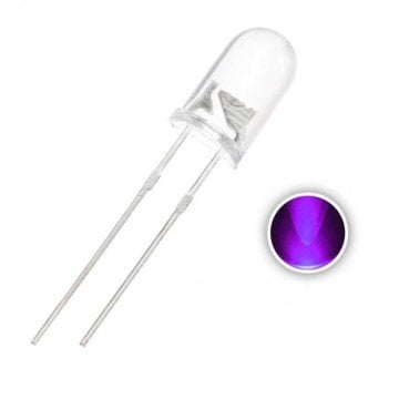 5mm Ultraviyole Mor Led