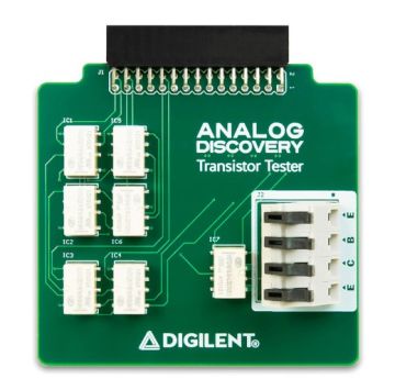 Analog Discovery için Transistör Tester