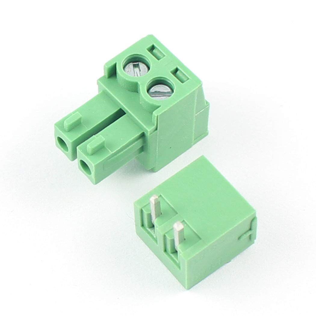 2 Pin 3.81mm 90 Derece Geçmeli Takım Klemens
