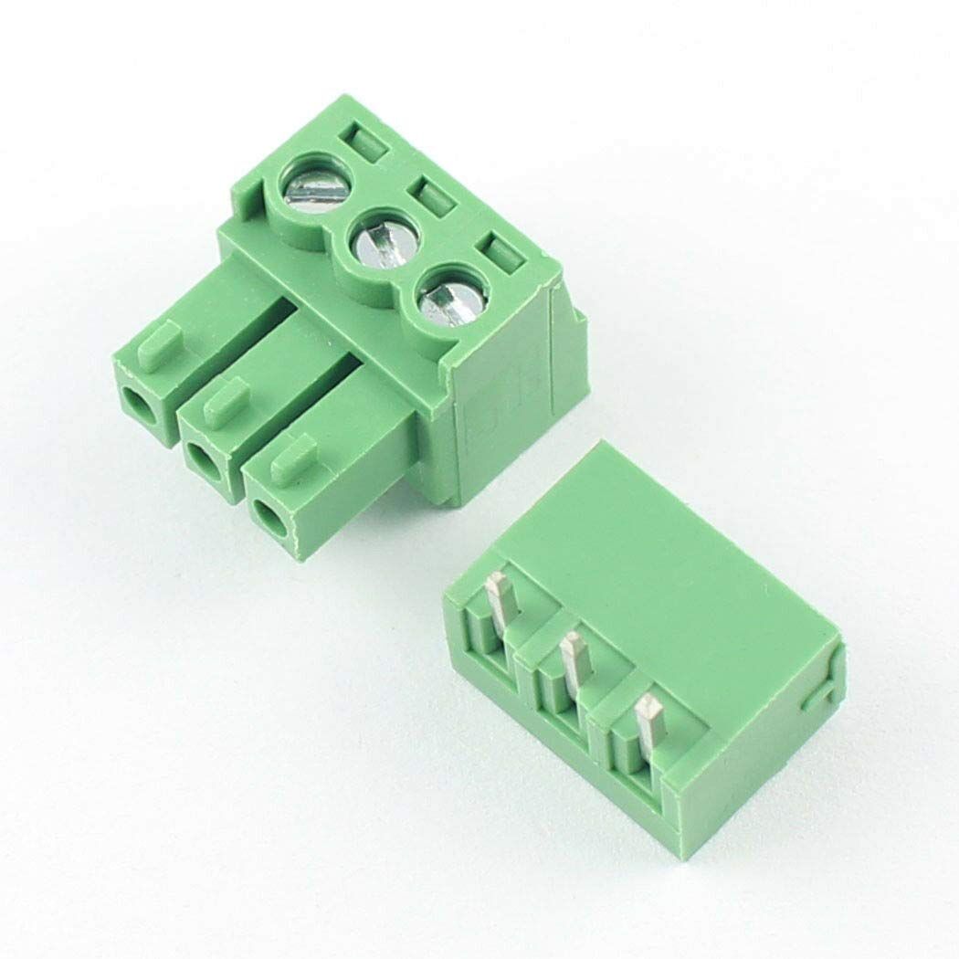 3 Pin 3.81mm 90 Derece Geçmeli Takım Klemens