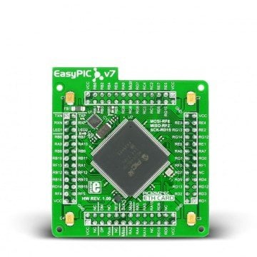 EASY PIC FUSION v7 ETH MCUcard with  PIC32MZ2048ECH144