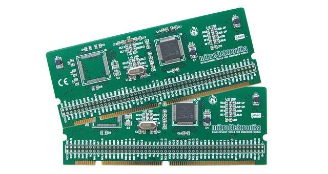 LV-32MX v6 100-pin TQFP MCU Card with PIC32MX460F512L