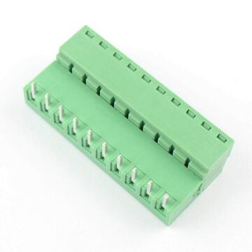 10 Pin 3.81mm 90 Derece Geçmeli Takım Klemens