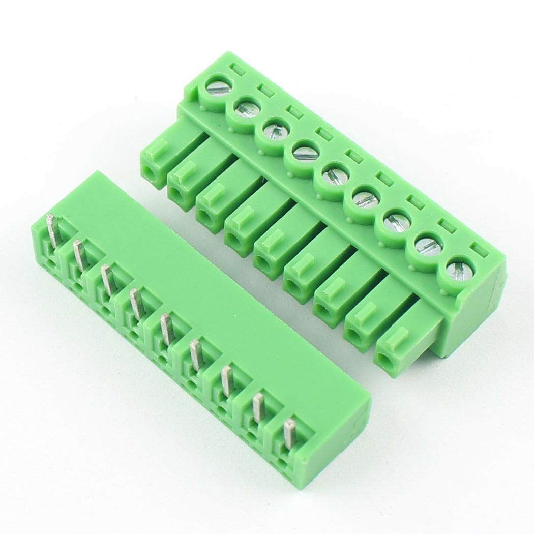 9 Pin 3.81mm 90 Derece Geçmeli Takım Klemens