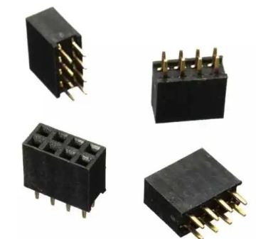 (2x4) 8 Pin Header Dişi 2.54mm 180 Derece