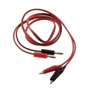 Banana Krokodil Kablo 1Metre Özel Yapım (Güç Kaynağı Kablosu) (Test Kablosu)