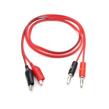 Banana Krokodil Kablo 1Metre Özel Yapım (Güç Kaynağı Kablosu) (Test Kablosu)