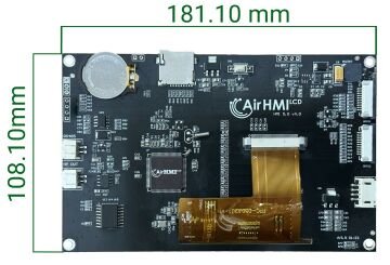 Industry 7'' Resistive Touch HMI Ekran